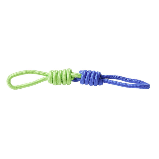 Jouet pour chien corde en coton bleu et vert &Oslash;4,5x46cm