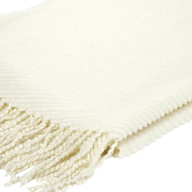 &Eacute;charpe &agrave; franges polyester uni (2 mod&egrave;les)