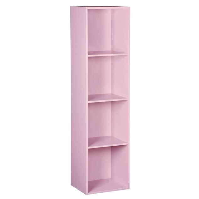 Structure Box Cube 4 cases 35,2x30x137,2cm bois rose