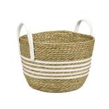 Pani&egrave;re avec grandes anses fibre et coton &Oslash;28xH24cm Taille S