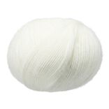 Pelote fil &agrave; tricoter acrylique et laine Cantate 50g beige