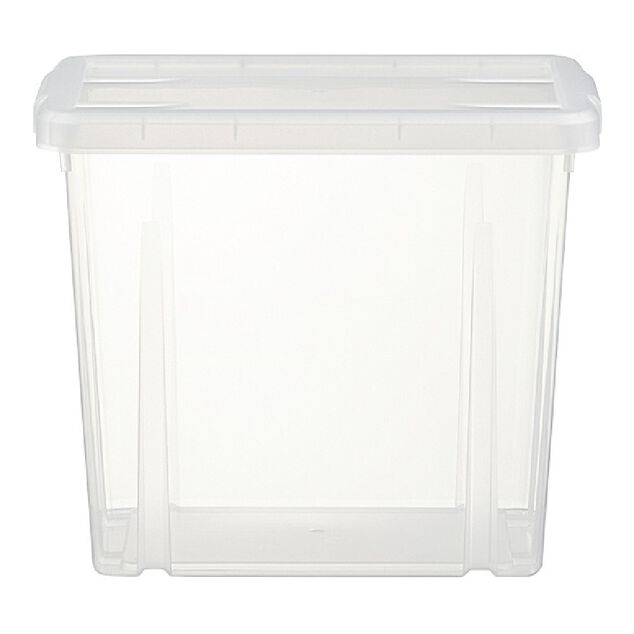 Bo&icirc;te de rangement transparente avec couvercle 8,8L