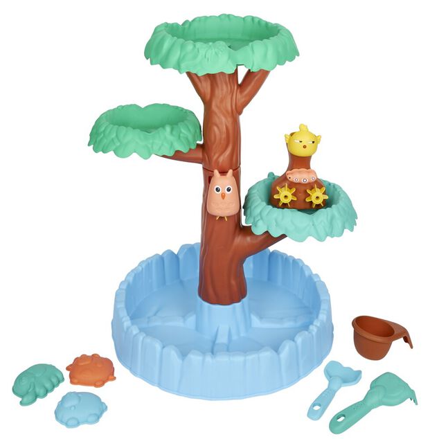 Arbre de plage sable et eau H45cm