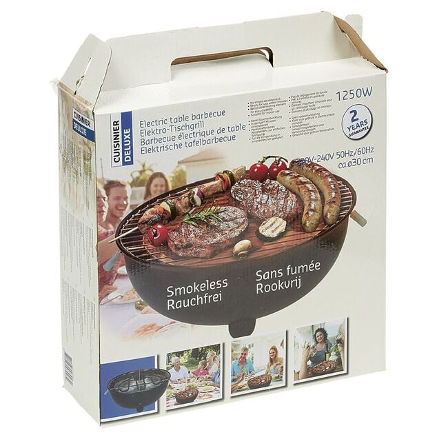 Barbecue &eacute;lectrique de table 1250W