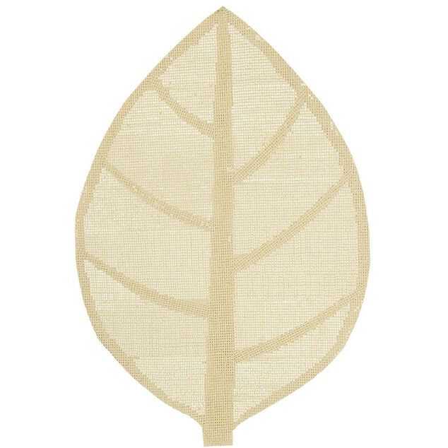 Napperon en papier forme feuille