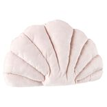 Coussin velours forme coquillage