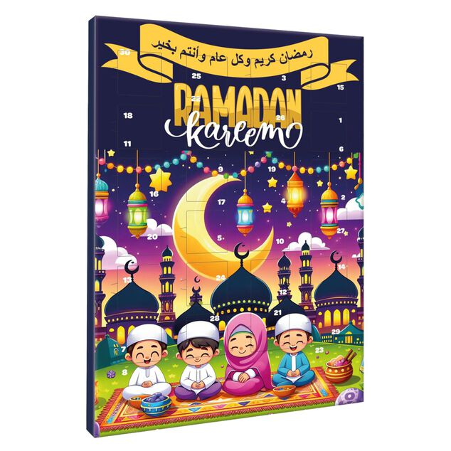 Calendrier Ramadan avec friandises 25x35cm 75g