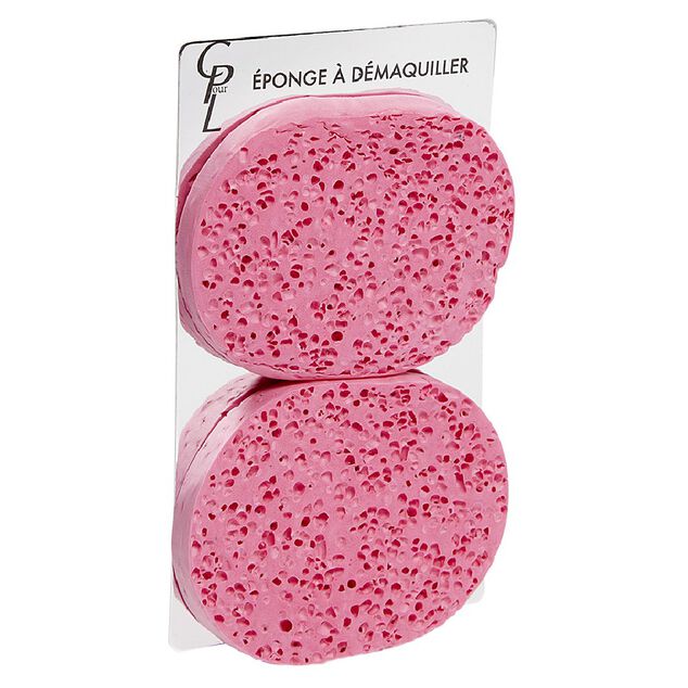 Lot de 2 &eacute;ponges &agrave; d&eacute;maquiller en acrylique