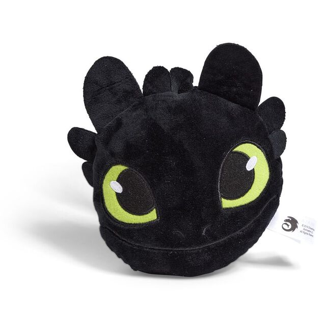 Coussin tête de dragon Ø16cm polyester 8 modèles