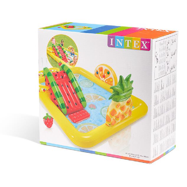 Aire de jeux gonflable fruits INTEX