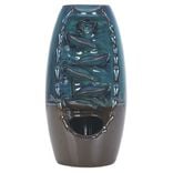 Fontaine à encens grès bleu Ø10xH20cm