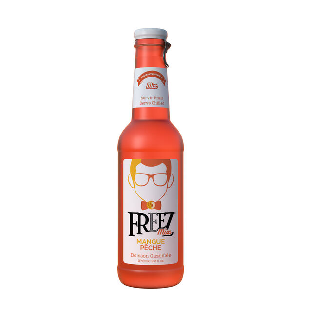 Boisson gazeuse Freez mangue p&ecirc;che 27,5cl