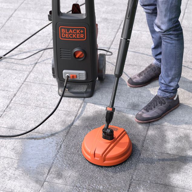 Nettoyeur haute pression Black & Decker 125bar 420L/h noir et orange 1600W