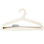 Lot de 25 cintres en paille de bl&eacute; brun 43x21,5cm