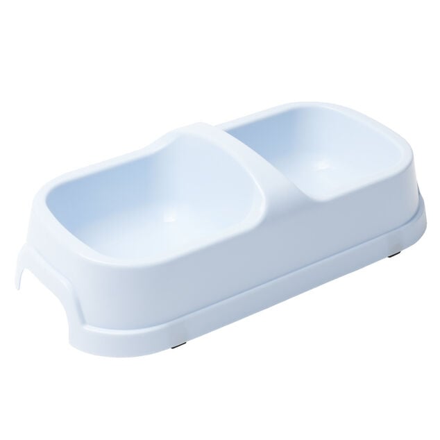 Gamelle pour chien ou chat en plastique 14,5x29xH8cm (2 mod&egrave;les)