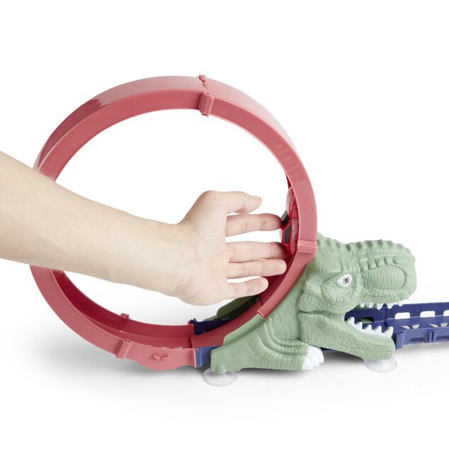 Circuit dinosaure 360&deg; boucle de looping 15 pi&egrave;ces