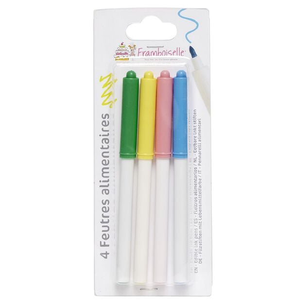 Mini feutre alimentaire x4