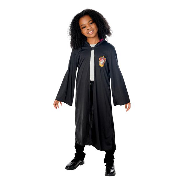 D&eacute;guisement enfant Harry Potter robe fa&ccedil;on cape noir et rouge 7/10ans