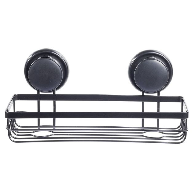 Serviteur de douche m&eacute;tal noir