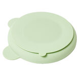 Assiette plate enfant silicone forme ourson 19x17,5xH2cm