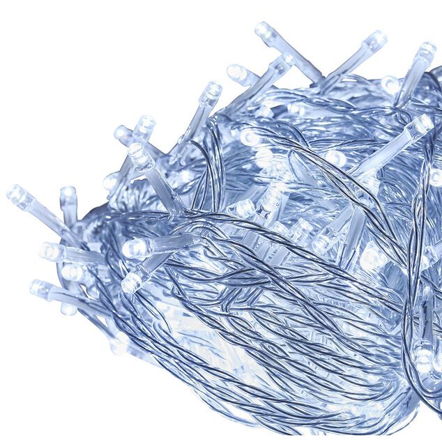 Guirlande &eacute;lectrique solaire 200 LED 19,9m d'&eacute;clairage multicolore