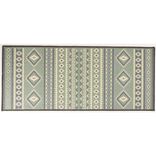 Tapis de cuisine latex imprim&eacute; vert 120x50 cm