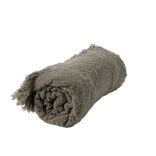 Plaid bouclette doux 130x160cm gris