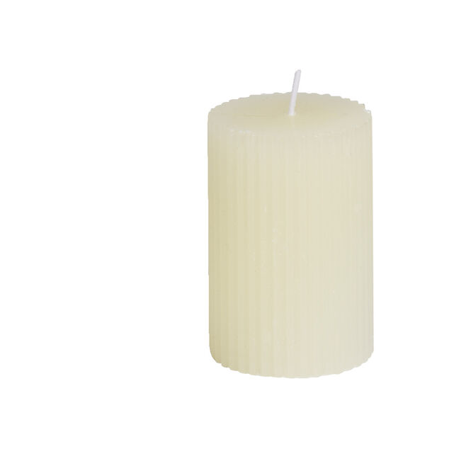 Bougie cylindrique &Oslash;5xH7,5cm - 3 coloris