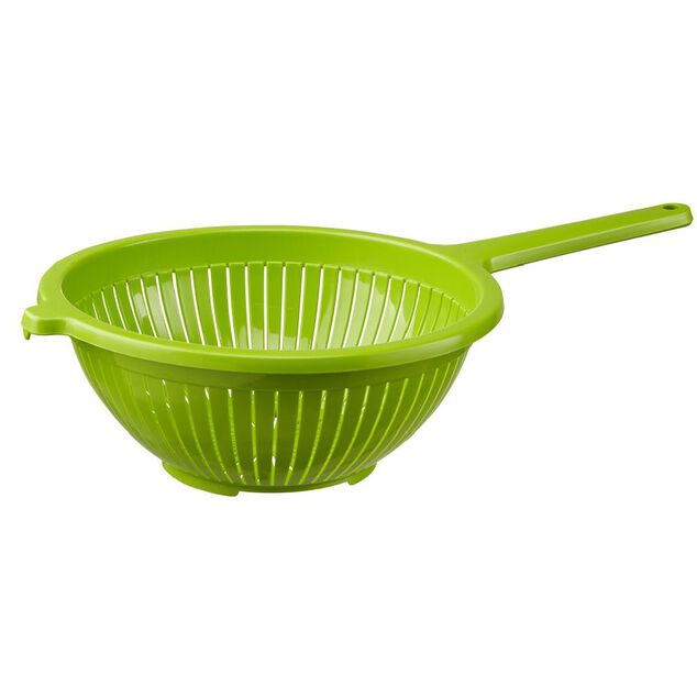 Passoire à queue plastique vert