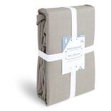 Drap housse 90x190cm 100% coton gris fonc&eacute;