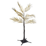 Palmier lumineux 96 MicroLED blanc chaud H100 cm