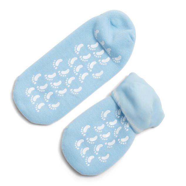 Chaussettes texture gel pour soins des pieds taille unique