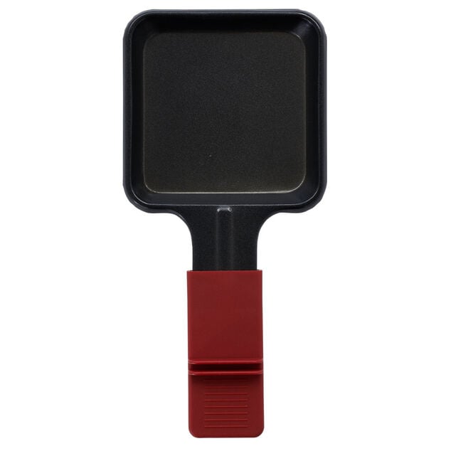 Machine à raclette Duo connectable rouge 2 poêlons 450W