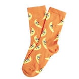 Chaussettes gar&ccedil;on orange motifs bananes T26/35