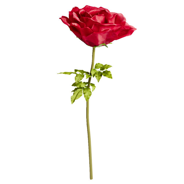 Fleur artificielle rose rouge tige XXL H170cm