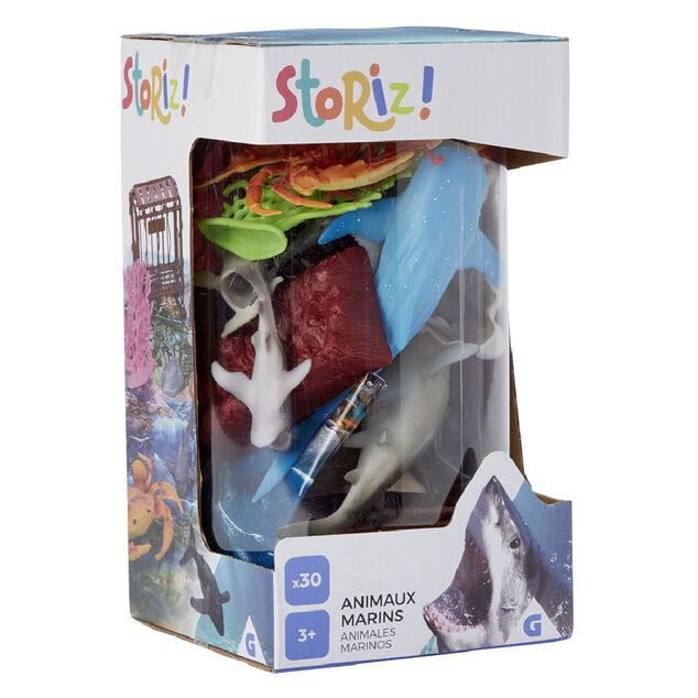 Figurine animaux marins x30