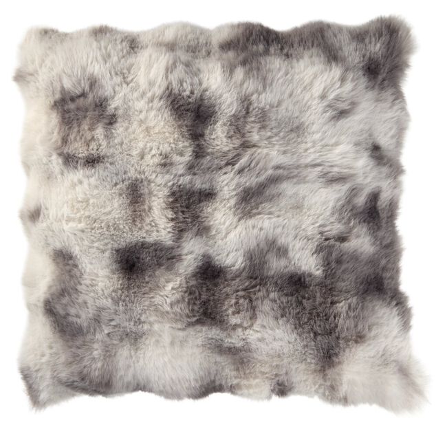 Coussin fausse fourrure Bubble 45x45cm (3 mod&egrave;les)