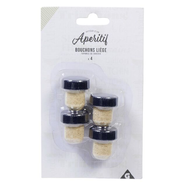 Bouchon en li&egrave;ge x 4