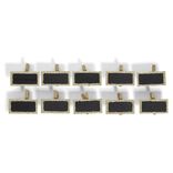 Marque place pince bois paillette (2 mod&egrave;les)