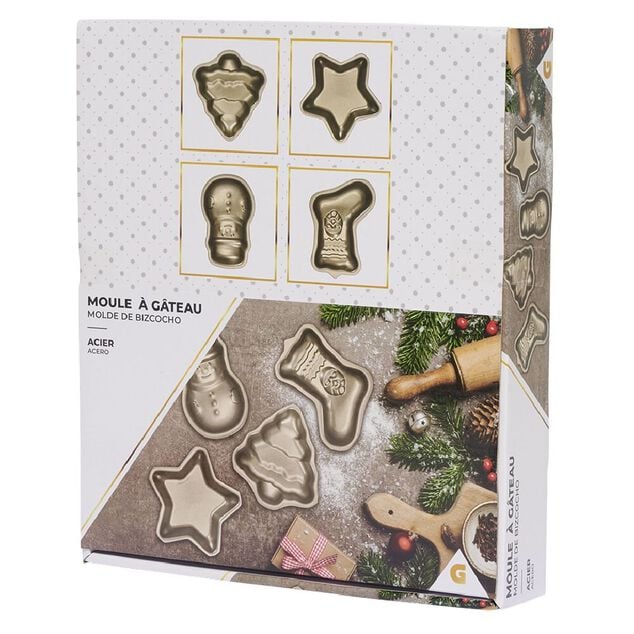 Moule individuel g&acirc;teau de No&euml;l