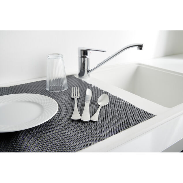 Tapis antidérapant multifonction 45x120cm polychlorure de vinyle noir