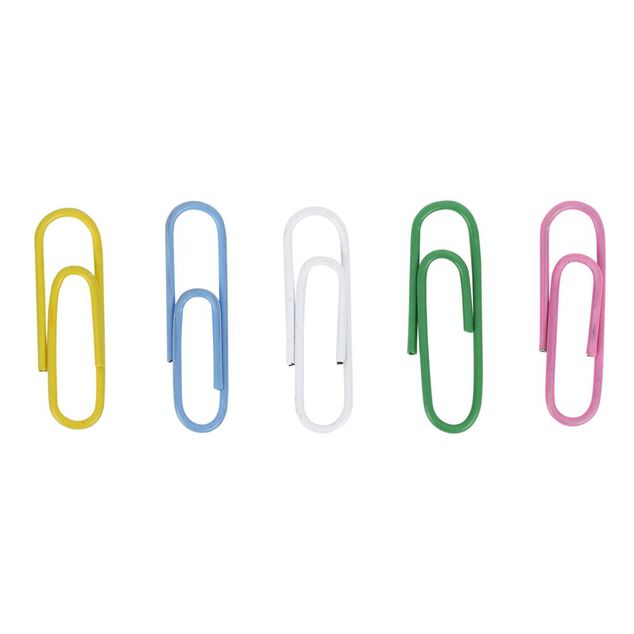 Trombone multicolore 2,8cm x100