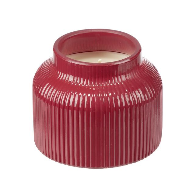 Bougie bijoux parfum&eacute;e verre collier argent&eacute; &Oslash;9xH7cm (6 mod&egrave;les)