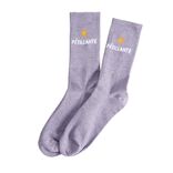 Chaussettes femme tige haute Pétillante pailletté violet T36/40