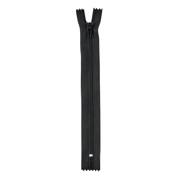 Fermeture &agrave; glissi&egrave;re noire L18cm