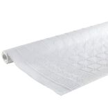Nappe en papier damassée blanche à motifs 1,2x10m