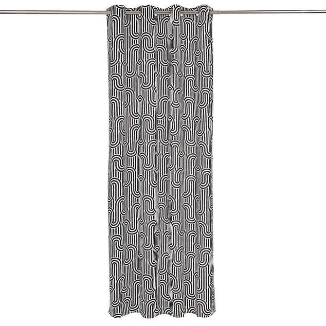Rideau 140x240cm imprim&eacute; g&eacute;om&eacute;trique