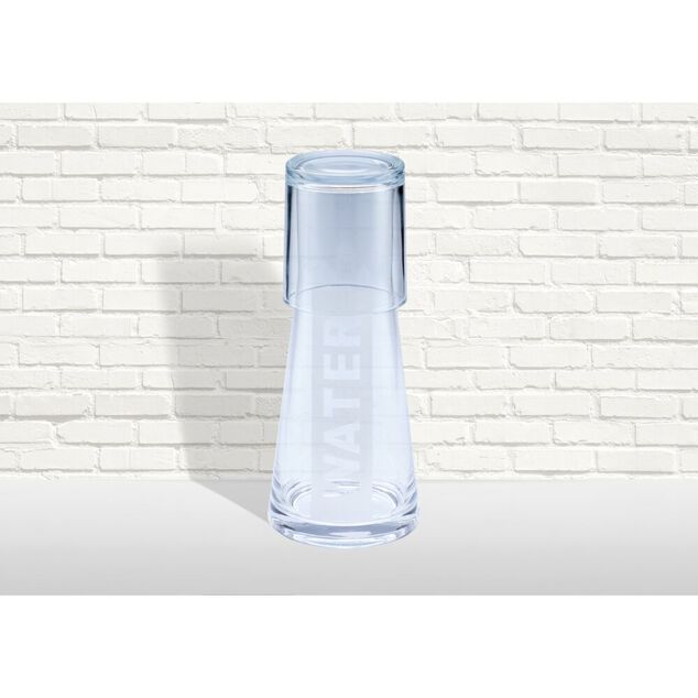 Serviteur de nuit carafe 800ml avec verre 290ml