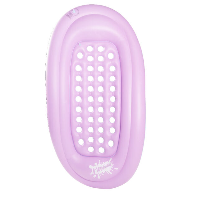 Matelas piscine gonflable plastique 2en1 rose 178x86xH23cm