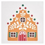 Décoration fenêtre et mur Noël adhésive pain d'épices (3 modèles)